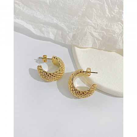 Cercei inox aurii [3]