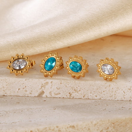 Cercei inox White Diamond [4]