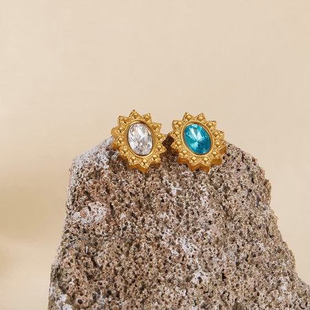 Cercei inox White Diamond [7]