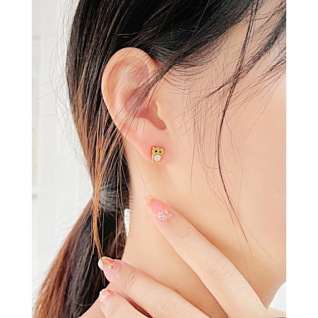 Cercei inox bufnite [2]