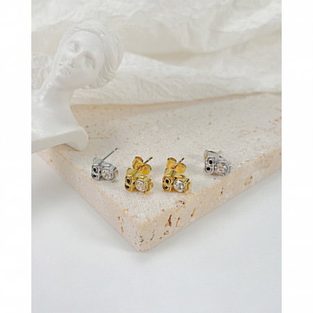 Cercei inox bufnite [6]