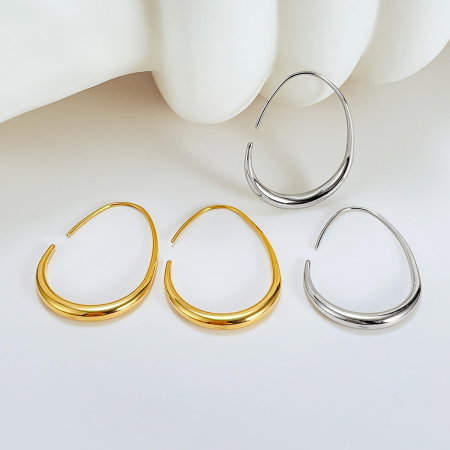 Cercei inox carlig [6]