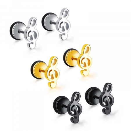 Cercei inox Cheia Sol [6]