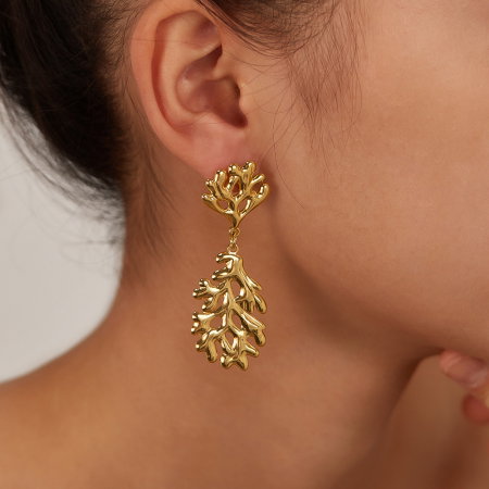 Cercei inox coral [14]