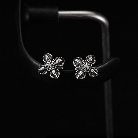 Cercei inox cruce stilizata [4]