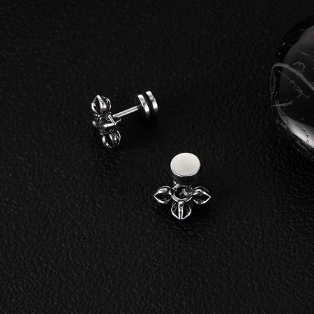 Cercei inox cruce stilizata [1]