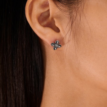 Cercei inox cruce stilizata [3]