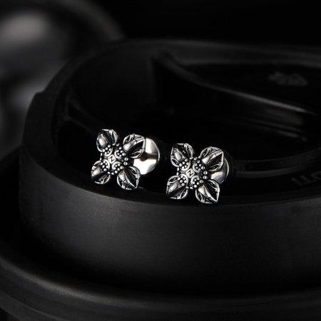 Cercei inox cruce stilizata [8]