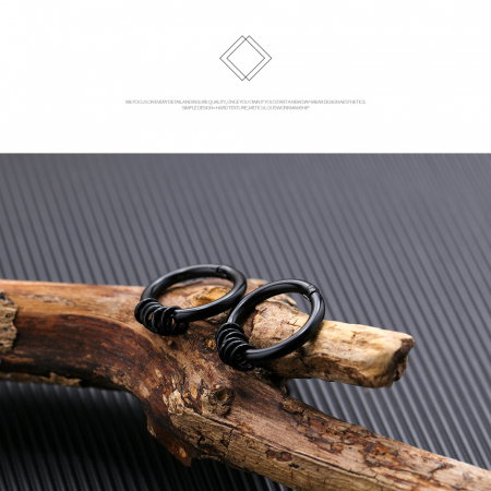 Cercei inox cu cercuri 19 mm [2]