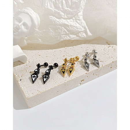 Cercei inox cu cruci [4]