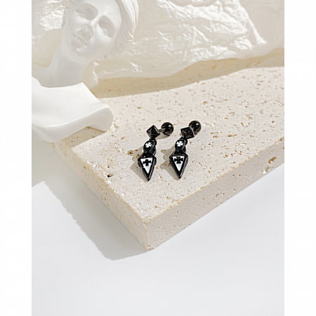 Cercei inox cu cruci [2]