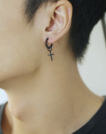 Cercei inox cu cruciulite [1]