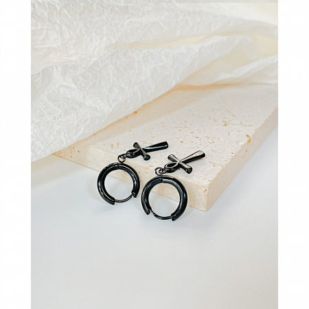 Cercei inox cu cruciulite [5]