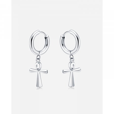 Cercei inox cu cruciulite [6]