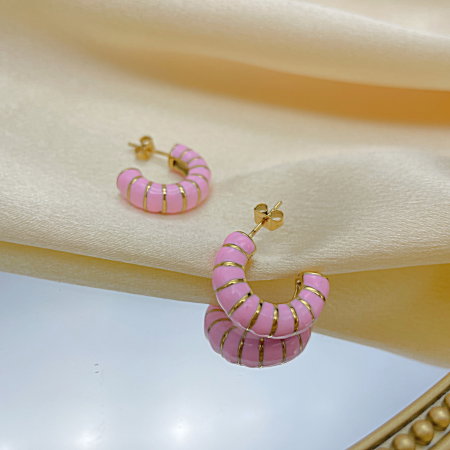 Cercei inox cu email [5]