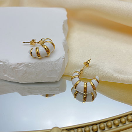 Cercei inox cu email [2]