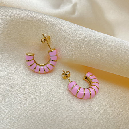 Cercei inox cu email [2]