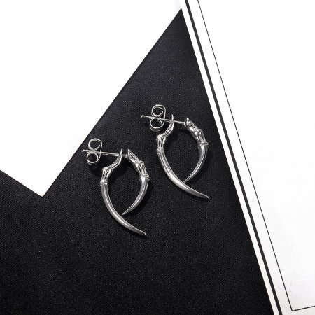 Cercei inox cu ghiare [6]