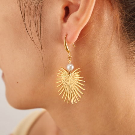 Cercei inox cu inimioare [3]