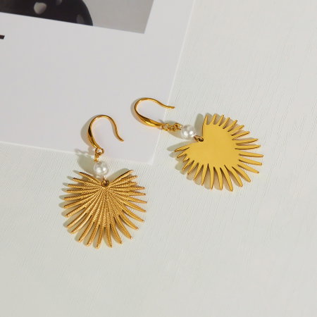 Cercei inox cu inimioare [9]