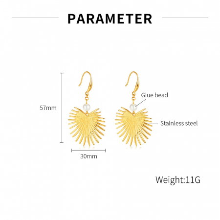 Cercei inox cu inimioare [12]