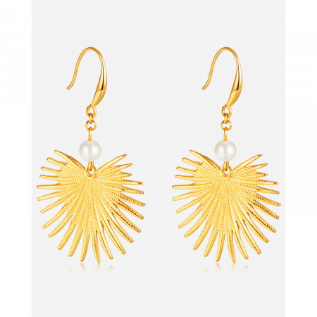 Cercei inox cu inimioare [7]