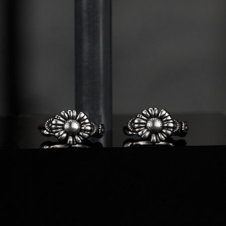 Cercei inox cu margarete [13]
