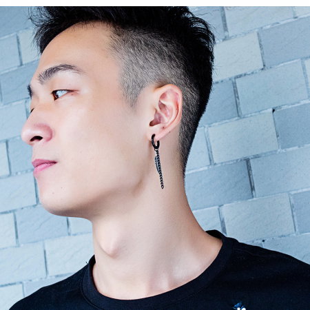 Cercei inox cu pana [2]