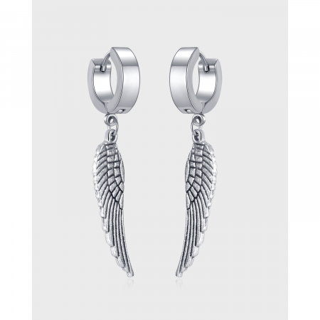 Cercei inox cu pene [12]