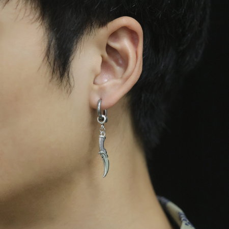 Cercei inox cu pumnal [3]