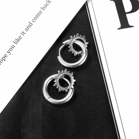 Cercei inox cu soare [11]