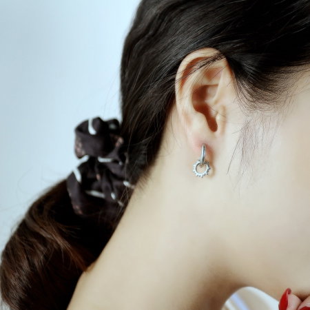 Cercei inox cu soare [10]