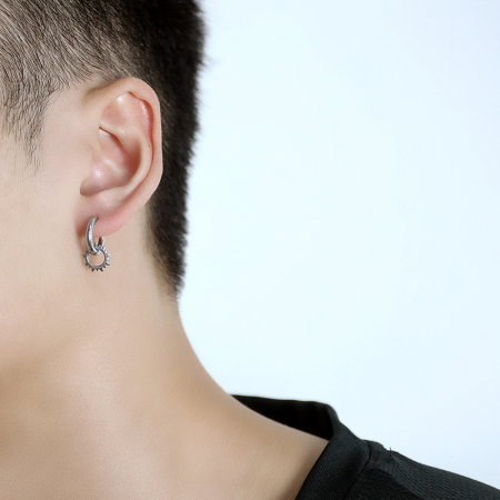 Cercei inox cu soare [3]