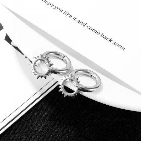 Cercei inox cu soare [2]