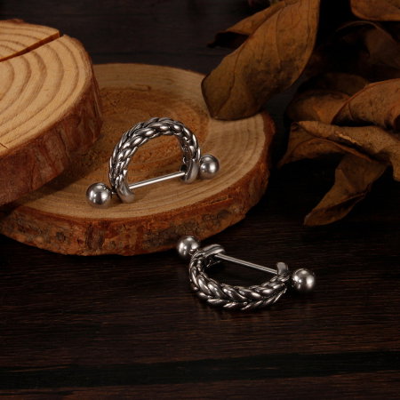 Cercei inox cu spice [6]