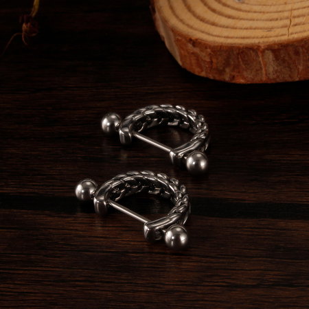 Cercei inox cu spice [4]