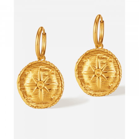 Cercei inox cu stelute si zirconii [7]