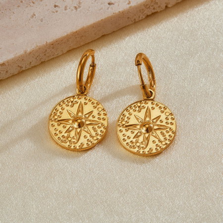 Cercei inox cu stelute si zirconii [1]