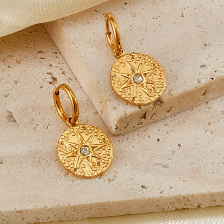 Cercei inox cu stelute si zirconii [13]