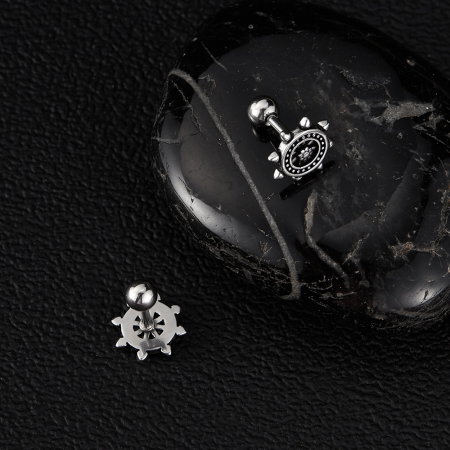 Cercei inox cu timona [1]