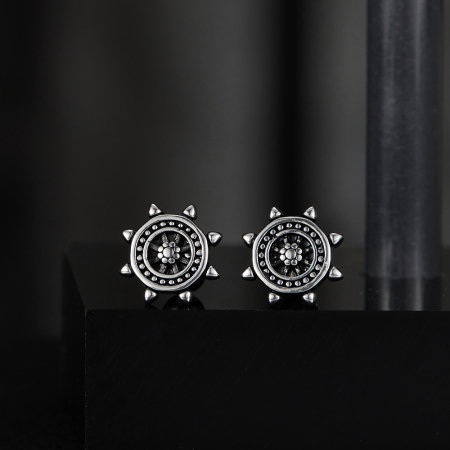 Cercei inox cu timona [13]