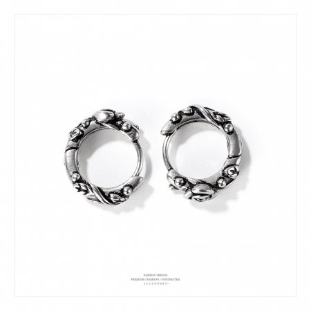 Cercei inox cu trandafiri [14]