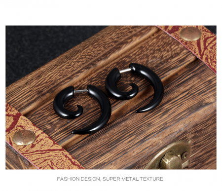 Cercei inox cu vinil [8]