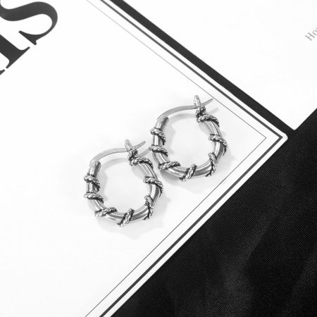 Cercei inox cu vrej [2]