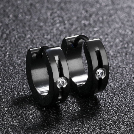 Cercei inox cu zirconiu [1]