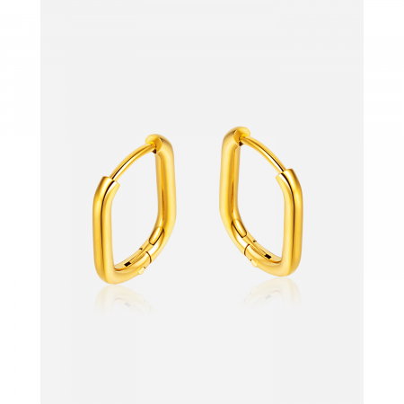 Cercei inox dreptunghiulari 18 mm [3]