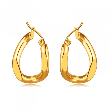 Cercei inox eleganti 