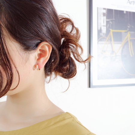 Cercei inox eleganti cu zirconii [1]