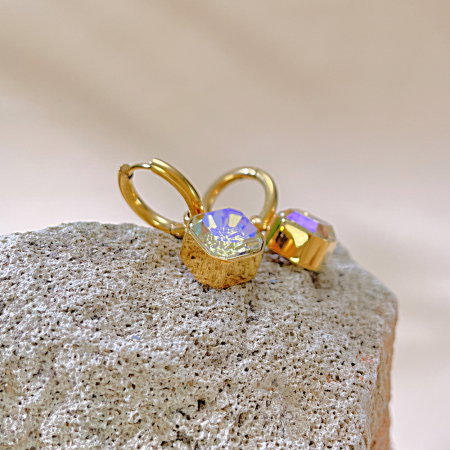 Cercei inox eleganti cu zirconii [7]