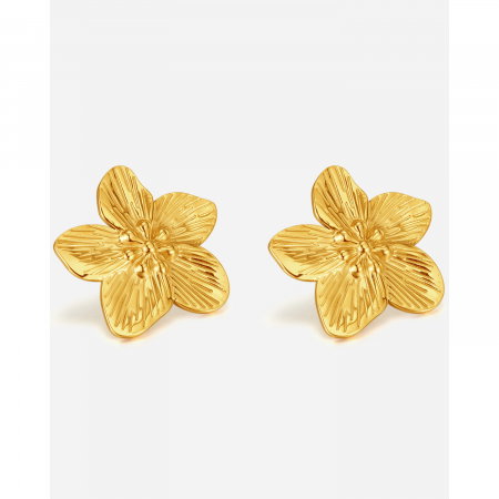 Cercei inox flori de cires [7]